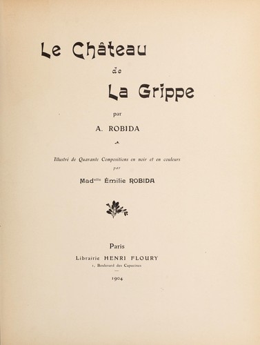 Cover for Le ch©Øteau de la grippe