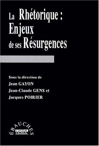 Cover for La rhétorique