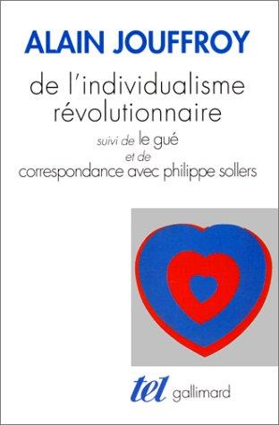 Cover for De l'individualisme révolutionnaire