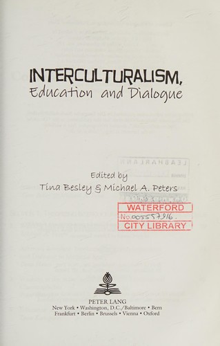 Cover for Interculturalism, education and dialogue