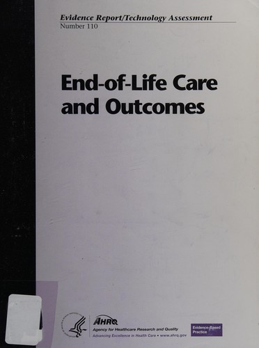 Cover for End-of-life care and outcomes