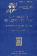 Cover for Dizionario Milanese Italiano Edition