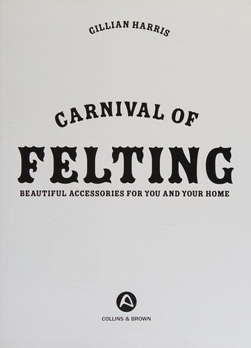 Cover for Carnival of Felting