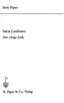 Cover for Der ewige Jude