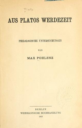Cover for Aus Platos werdezeit