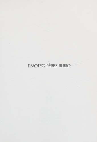 Cover for Timoteo Pérez Rubio