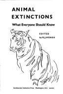 Cover for Animal extinctions