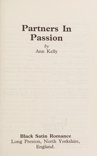 Cover for Partners in Passion