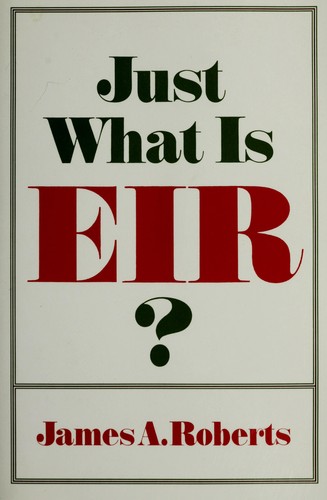 Cover for Just what is EIR?