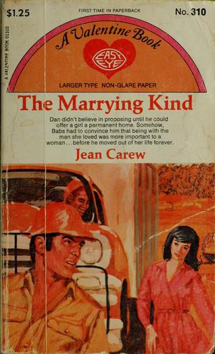 Cover for The marrying kind