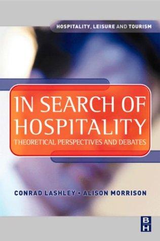 Cover for In search of hospitality