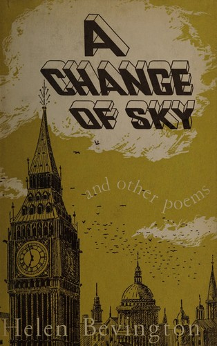 Cover for A change of sky, and other poems.