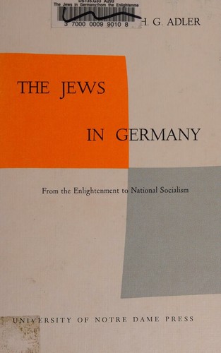 Cover for The Jews in Germany