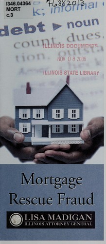 Cover for Mortgage rescue fraud