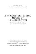 Cover for A parameter-setting model of L2 acquisition