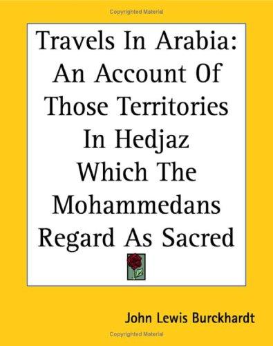 Cover for Travels In Arabia