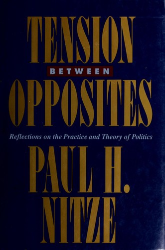 Cover for Tension between opposites