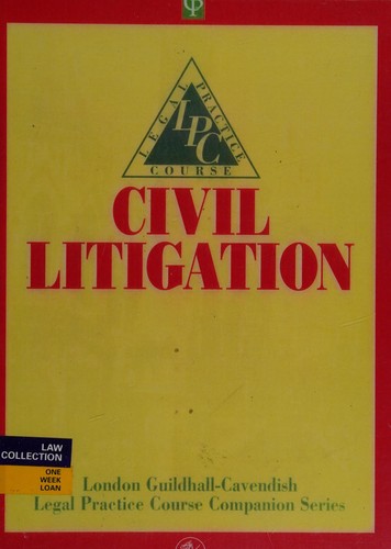 Cover for Civil Litigation (Legal Practice Course Companion)