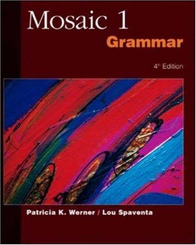 Cover for Mosaic 1 grammar