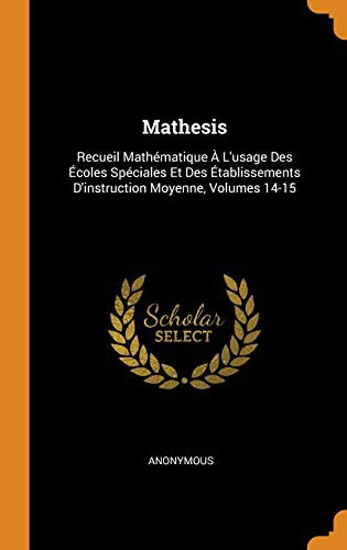 Cover for Mathesis