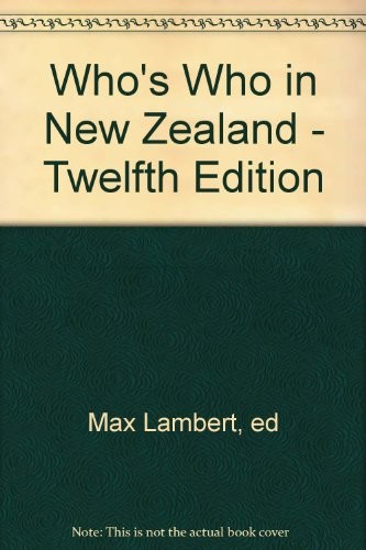 Cover for Who's Who in New Zealand - Twelfth Edition