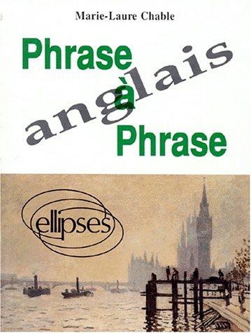 Cover for Phrase à phrase