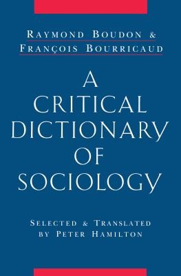 Cover for Critical Dictionary of Sociology