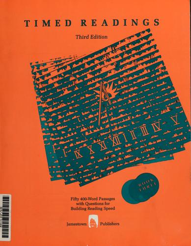 Cover for Timed readings