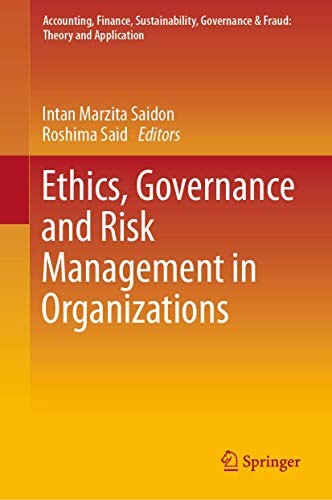 Cover for Ethics, Governance and Risk Management in Organizations