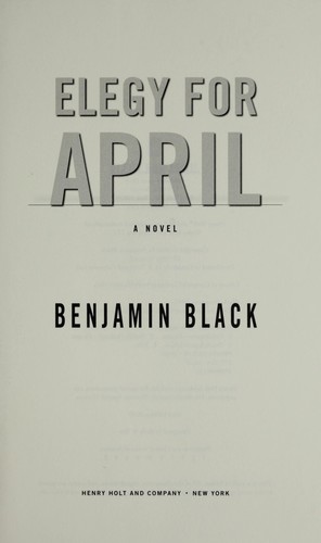 Cover for Elegy for April
