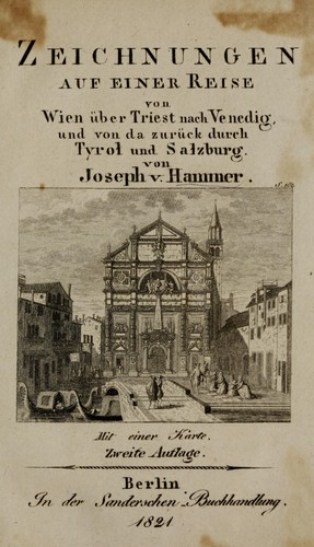 Cover for Zeichnungen auf einer Reise