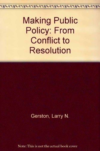 Cover for Making public policy