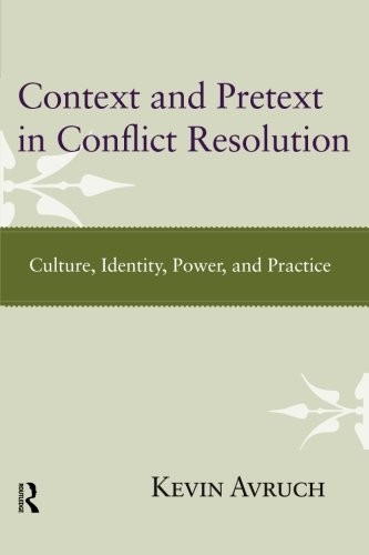 Cover for Context and Pretext in Conflict Resolution