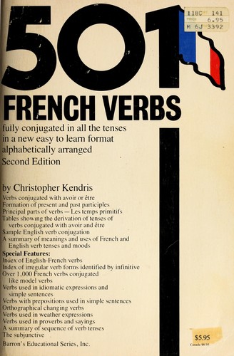 Cover for 501 French verbs