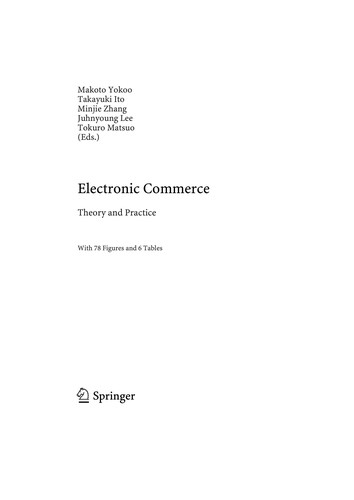 Cover for Electronic commerce
