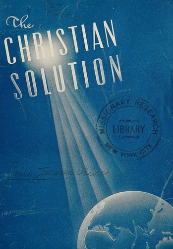 Cover for The Christian solution