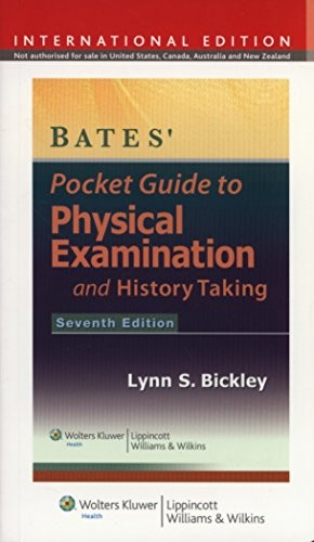 Cover for Bates' Pocket Guide to Physical Examination and History Taking