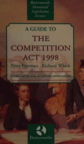 Cover for A Guide to the Competition Act 1998 (Butterworths Annotated Legislation Service)