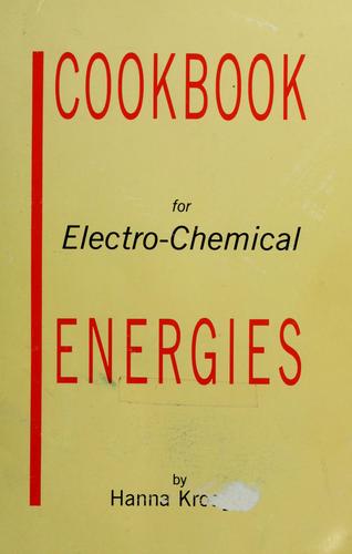 Cover for Cookbook for electro-chemical energies