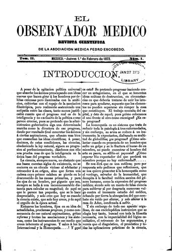 Cover for El observador medico