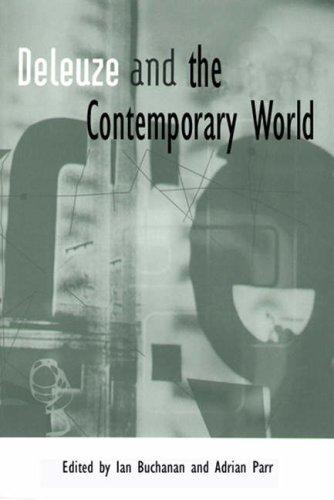 Cover for Deleuze and the Contemporary World