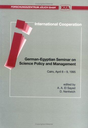 Cover for German-Egyptian Seminar on Science Policy and Management