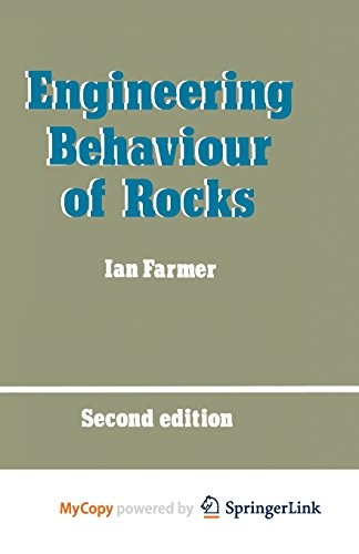 Cover for Engineering Behaviour of Rocks