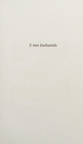 Cover for Z van Zachariah