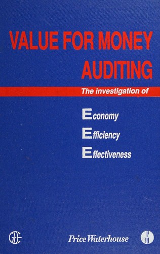 Cover for Value for money auditing