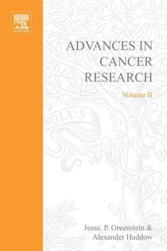 Cover for Advances in Cancer Research