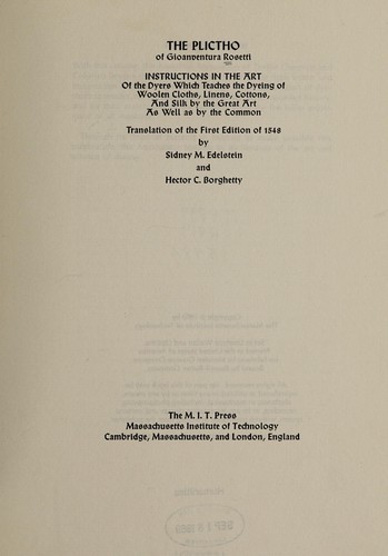 Cover for Plictho of Gioanventura Rosetti - Deluxe Ed