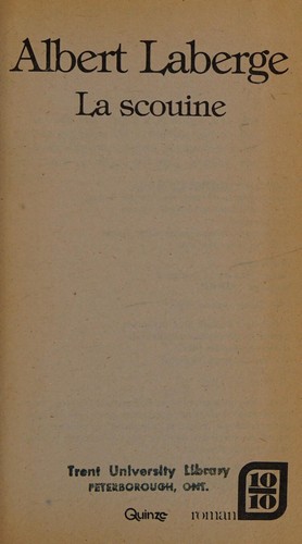 Cover for La Scouine