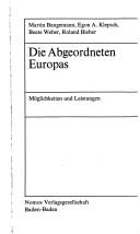 Cover for Die Abgeordneten Europas