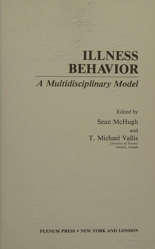 Cover for Illness behavior